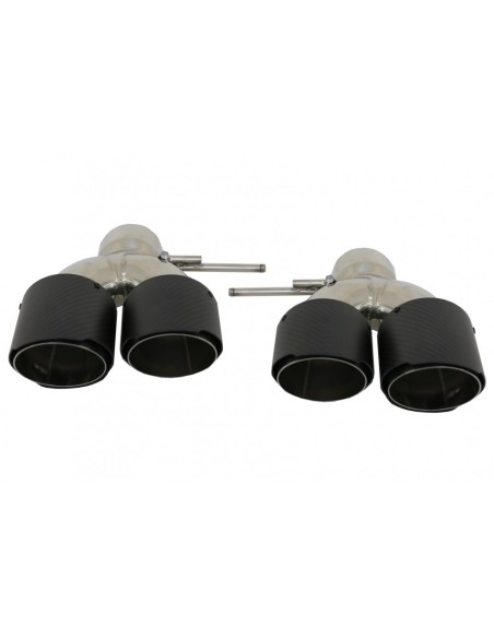 Fibra di carbonio scarico per Land Rover Range Rover e SUV ingresso 7,8 cm