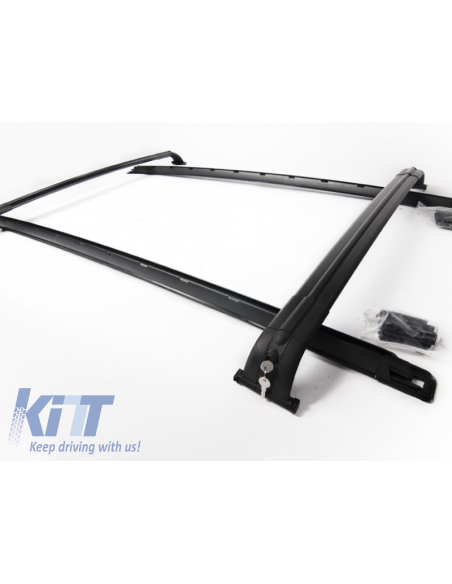 Sistema di barre trasversali per guide da tetto per Land Range Rover Discovery 4 IV (09-16)