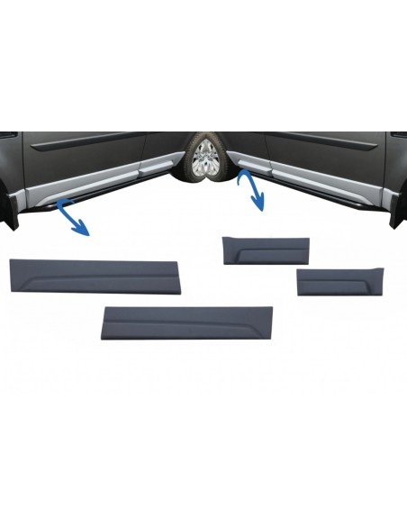 Anteriore auto e posteriore laterali gonne porta pannelli sinistra e destra per Land Rover Freelander 2 L359 (06-14)