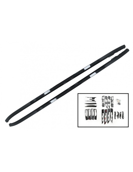 Guida da tetto per Land Range Rover Evoque L538 (11-18) Piano Nero