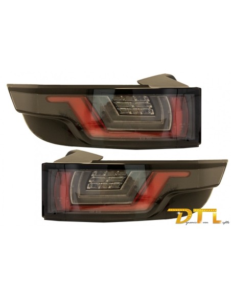 Luci posteriori a LED a luce di svolta sequenziale per Range ROVER Evoque L538 (11-14) Light Bar nero cromato