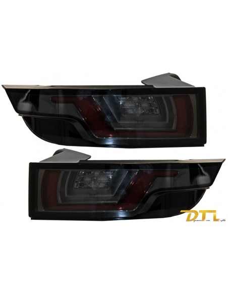 Luci posteriori a LED con luce di svolta sequenziale per Range ROVER Evoque L538 (11-14) Light Bar Smoke Black