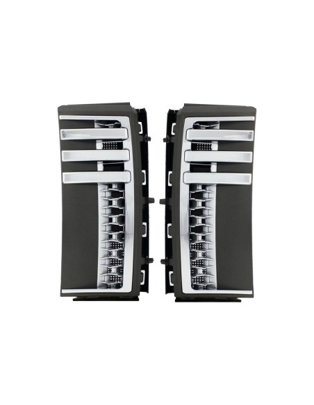 Griglie di ventilazione laterali per Land Range Rover Vogue III L322 (02-12) Autobiography Gray Silver Edition