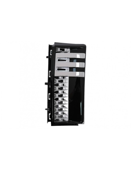 Griglie di ventilazione laterali per Land Range Rover Vogue III L322 (02-12) Autobiography Black Silver Edition Nuovo design