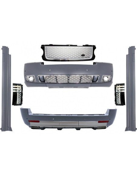 Kit per Land Range Rover Vogue L322 (02-12) con design Autobiography ed edizione griglia nera e argento