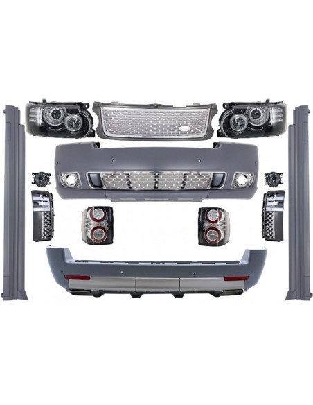 Kit completo di conversione retrofit per Land Range Rover Vogue L322 (02-09) al design Autobiography