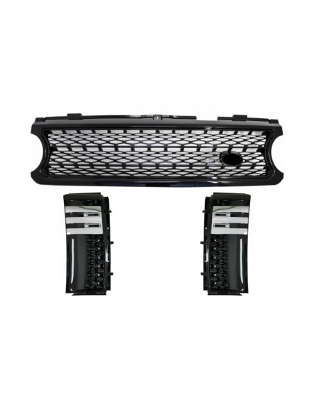 Griglia centrale w/ Griglie di sfiato Laterali per Land Range Rover Vogue III L322 (06-09)