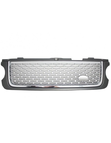 Griglia centrale per Land Range Rover Vogue III L322 (10-12) Grigio Argento Autobiography Supercharged Edition