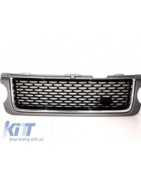 Griglia centrale per Land Range Rover Vogue III L322 (10-12) Grigio Nero Autobiography Supercharged Edition