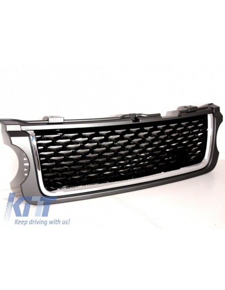 Griglia centrale per Land Range Rover Vogue III L322 (10-12) Grigio Nero Autobiography Supercharged Edition