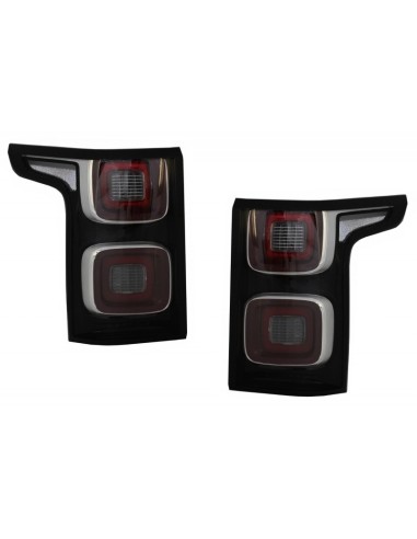 Paraurti posteriore w/ scarico e fari posteriori a LED completi per Range Rover Vogue L405 (13-17) Facelift Design