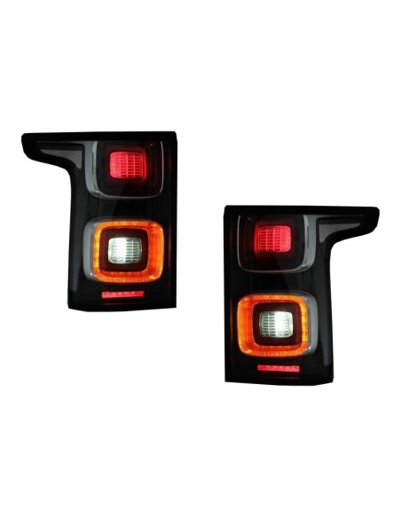 Paraurti posteriore w/ scarico e fari posteriori a LED completi per Range Rover Vogue L405 (13-17) Facelift Design
