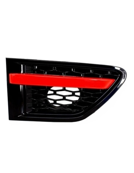 Griglia centrale e Side Vents Assembly per Land Range Rover Sport L3 Facelift (10-13) Autobiography Look Black Red Edition