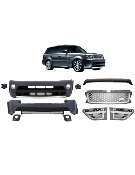 Kit per Land Range Rover Sport L3 Facelift (09-13) con design Autobiography ed edizione griglia argento