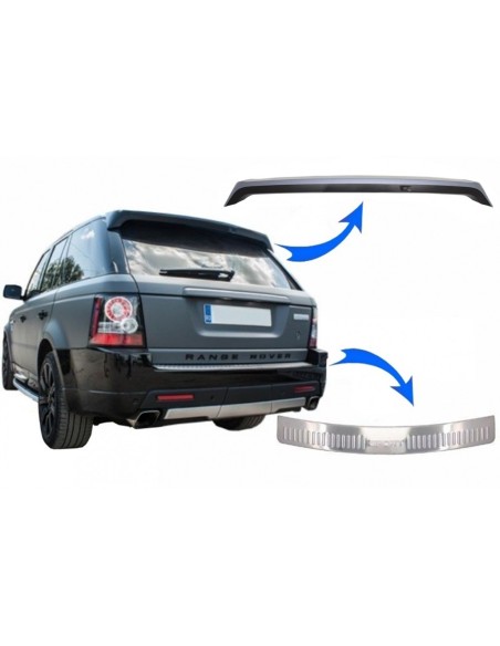 Tetto spoiler w/ paraurti piede piastra per Range Rover Sport L3 (10-13) Aubiography Design