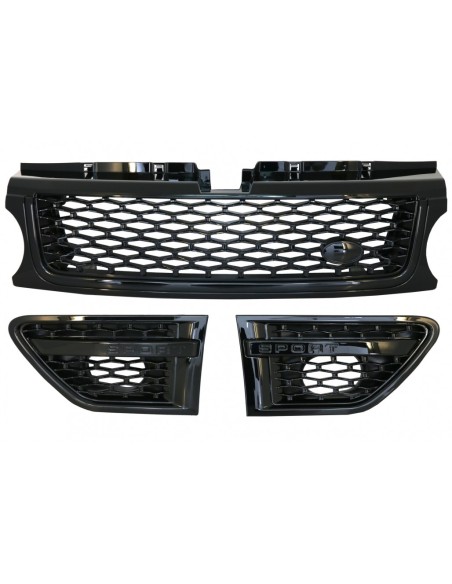 Griglia centrale e Side Vents Assembly per Land Range Rover Sport L3 Facelift (09-13) Autobiography Look All Black Edition