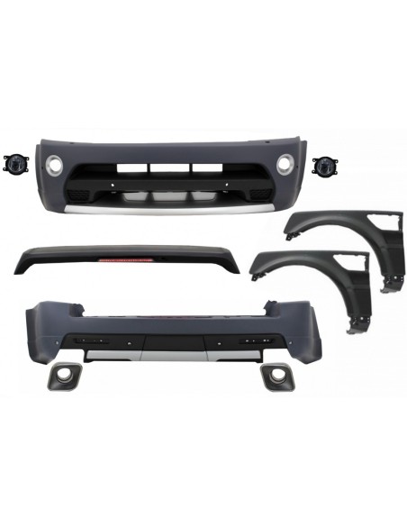 Kit con parafanghi anteriori per Land Range Rover Sport L3 Facelift (09-13) Autobiography Design