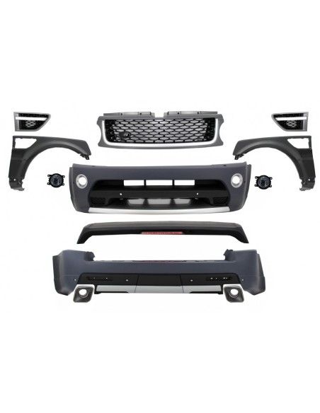 Kit con parafanghi anteriori per Land Range Rover Sport L3 Facelift (09-13) Autobiography Design