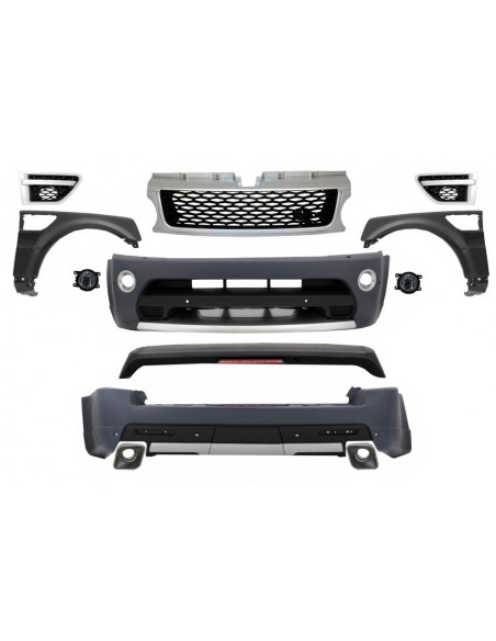 Kit con parafanghi anteriori per Land Range Rover Sport L3 Facelift (09-13) Autobiography Design