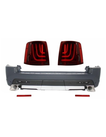 Paraurti posteriore per Land Range Rover Sport L3 (05-13) Autobiografia Design w/ Fanali posteriori Glohh GL-3