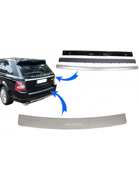 KIT paraurti posteriore Protector e tronco Range Rover Sport L3 (05-11) Look alluminio