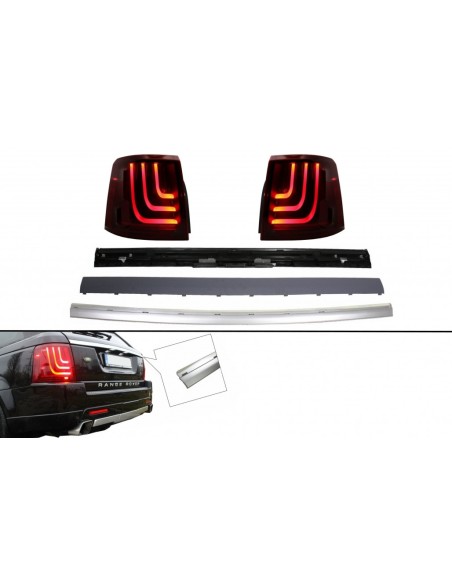 LED lightbar fari posteriori w/ posteriore Trunk Tailgate conversione per Range Rover Sport L3 (05-11) GL-3