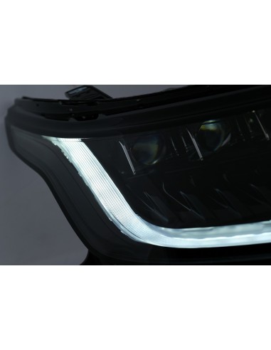 Fari a LED per Land Rover Range Sport L494 (13-17) w/ Conversione del segnale di svolta dinamica a 18-up modello Matrix Look