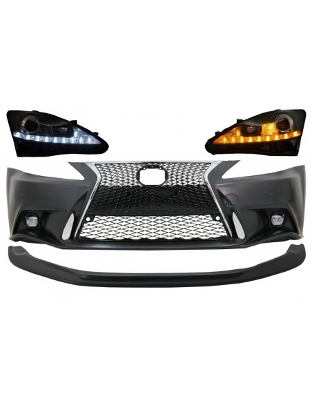 Paraurti anteriore w/ Spoiler inferiore labbro per Lexus È XE (06-13) È F Sport Facelift XE30 14-up Design