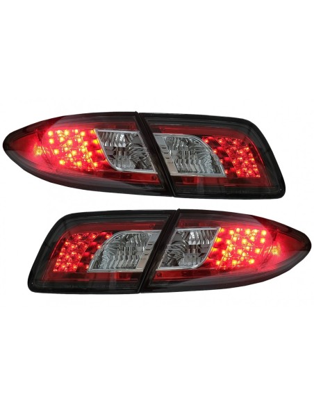 Fanali posteriori a LED per Mazda 6 Berlina GG1 (08.02-08.07) Nero
