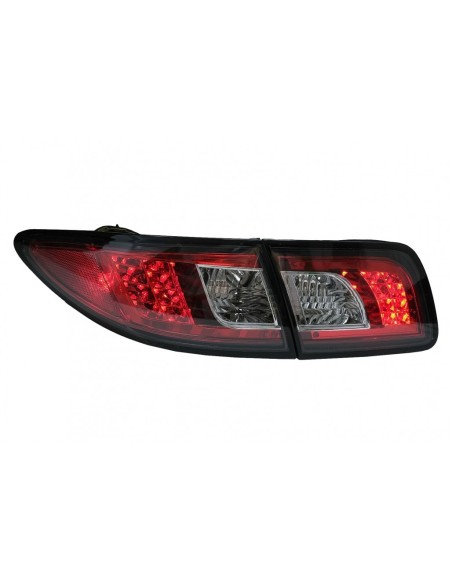 Fanali posteriori a LED per Mazda 6 Berlina GG1 (08.02-08.07) Nero