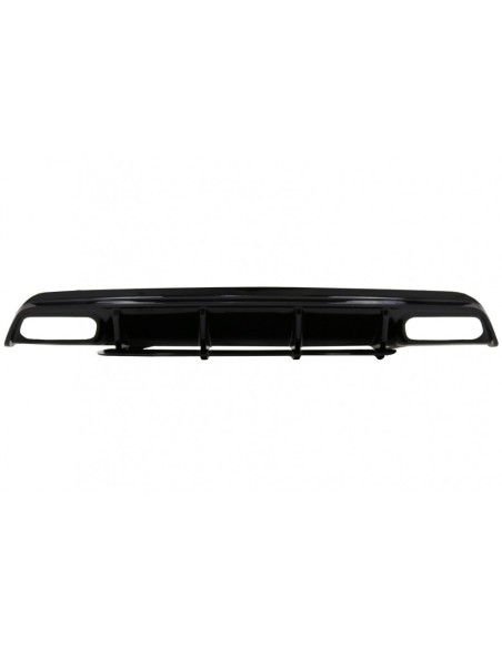 Valance Diffusore posteriore Edizione nera per Mercedes A-Class W176 Facelift (12-18) A45 Design