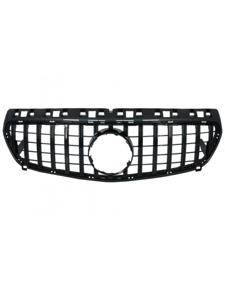 Griglia centrale per Mercedes A-Class W176 (12-08.15) A45 GT-R Panamericana Design All Black