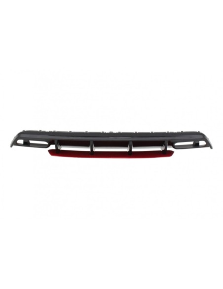 Paraurti posteriore Valance diffusore per MERCEDES W176 Classe A (12-18) A45 Facelift Design Red Edition