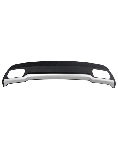 Diffusore d'aria w/ punte di scarico e adesivi neri per Mercedes A-Class W176 (12-18) Sport Pack