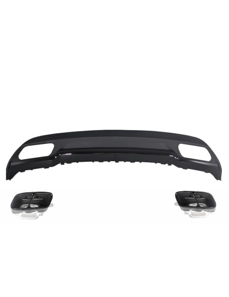 Diffusore posteriore e scarico suggerimenti scarico per Mercedes A-Class W176 (12-up)