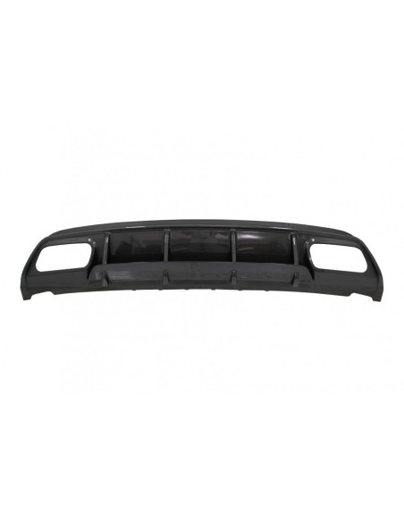 Paraurti posteriore Valance diffusore w/ scarico per Mercedes W176 A-Class (13-18) A45 Facelift Design Carbon Look