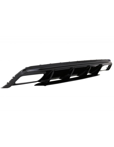 Diffusore posteriore Valance per MERCEDES W176 Classe A (12-18) w/ tetto cofano del bagagliaio Spoiler A45 Black Edition