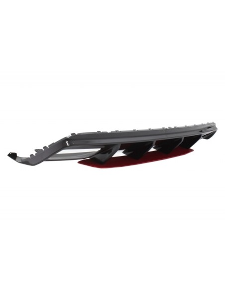 Diffusore posteriore & Scarico Suggerimenti Nero w/ Splitters Alette e Spoiler Boot tetto per MERCEDES A-Class W176 (12-18) A45
