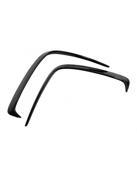 Paraurti posteriore Flics alette laterali per Mercedes A-Class W176 (12-18) Piano Nero