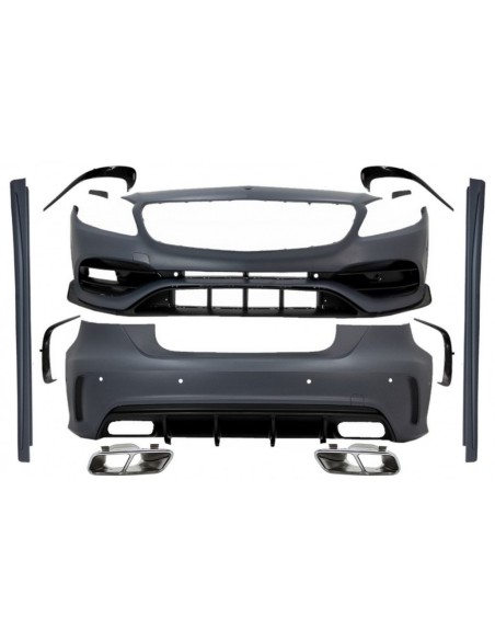 Kit completo w/ scarico per Mercedes A-Class W176 (12-18) Facelift A45 Design