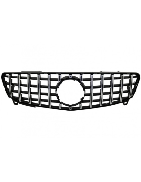 Griglia centrale Mercedes A-Class W176 Facelift (09.15-18) A45 GT-R Panamericana Nero Cromo