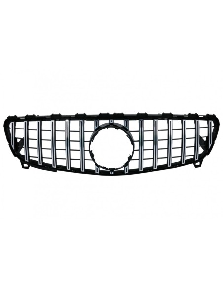 Griglia centrale Mercedes A-Class W176 Facelift (09.15-18) A45 GT-R Panamericana Nero Cromo