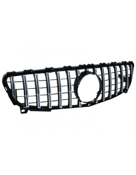 Griglia centrale Mercedes A-Class W176 Facelift (09.15-18) A45 GT-R Panamericana Nero Cromo