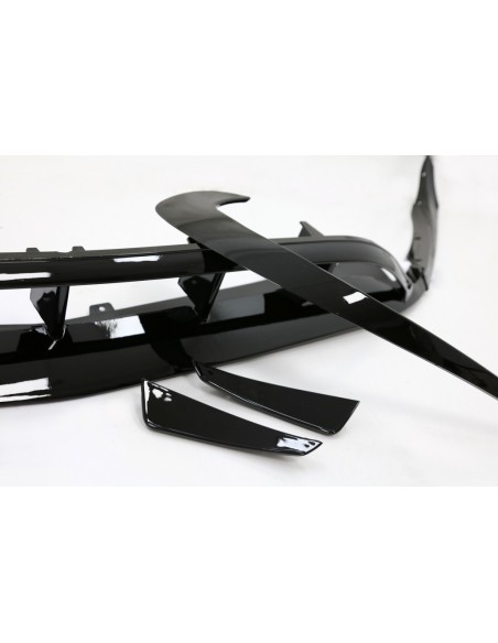 Paraurti anteriore Splitter Alette Aero Mercedes A-Class W176 Facelift AMG Line (15-18) Nero