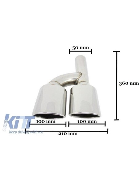 Silenziatore scarico Suggerimenti Mercedes classe C E-Class CLS SL SLK E63 C63 Design