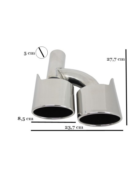 Silenziatore scarico Suggerimenti Mercedes classe C E-Class S-Class CLS SL SLK W4 W211 W221 W219 E63 C63 Design