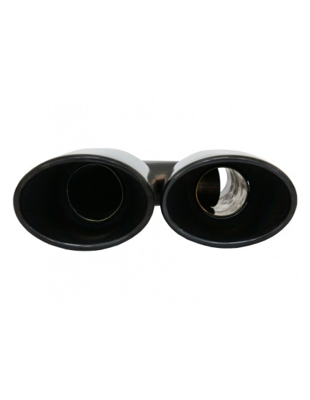 Silenziatore scarico Suggerimenti Nero Mercedes C-Class E-Class S-Class CLS SL SLK W4 W211 W221 W219 E63 C63 Design