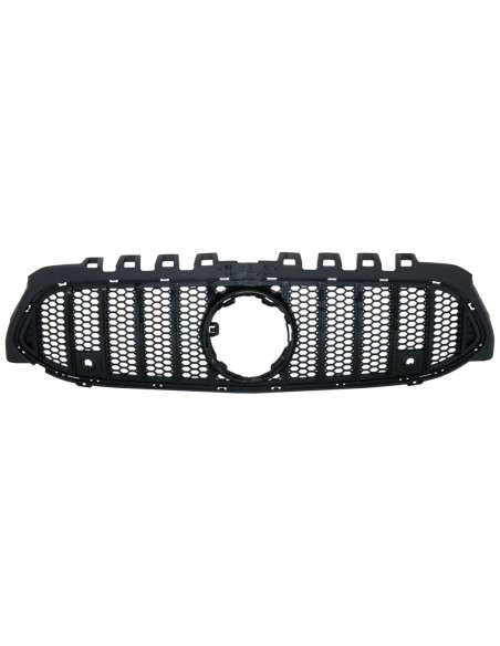 Griglia centrale Mercedes A-Class W177 Hatchback V177 Berlina (04.18-) Mesh GT-R Panamericana Tutto Nero