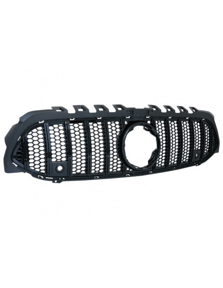 Griglia centrale Mercedes A-Class W177 Hatchback V177 Berlina (04.18-) Mesh GT-R Panamericana Tutto Nero