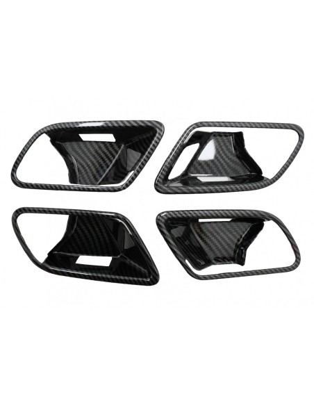 Rivestimento interno della maniglia della copertura della porta Trim per Mercedes A-Class W177 V177 (18-Up) LHD Carbon